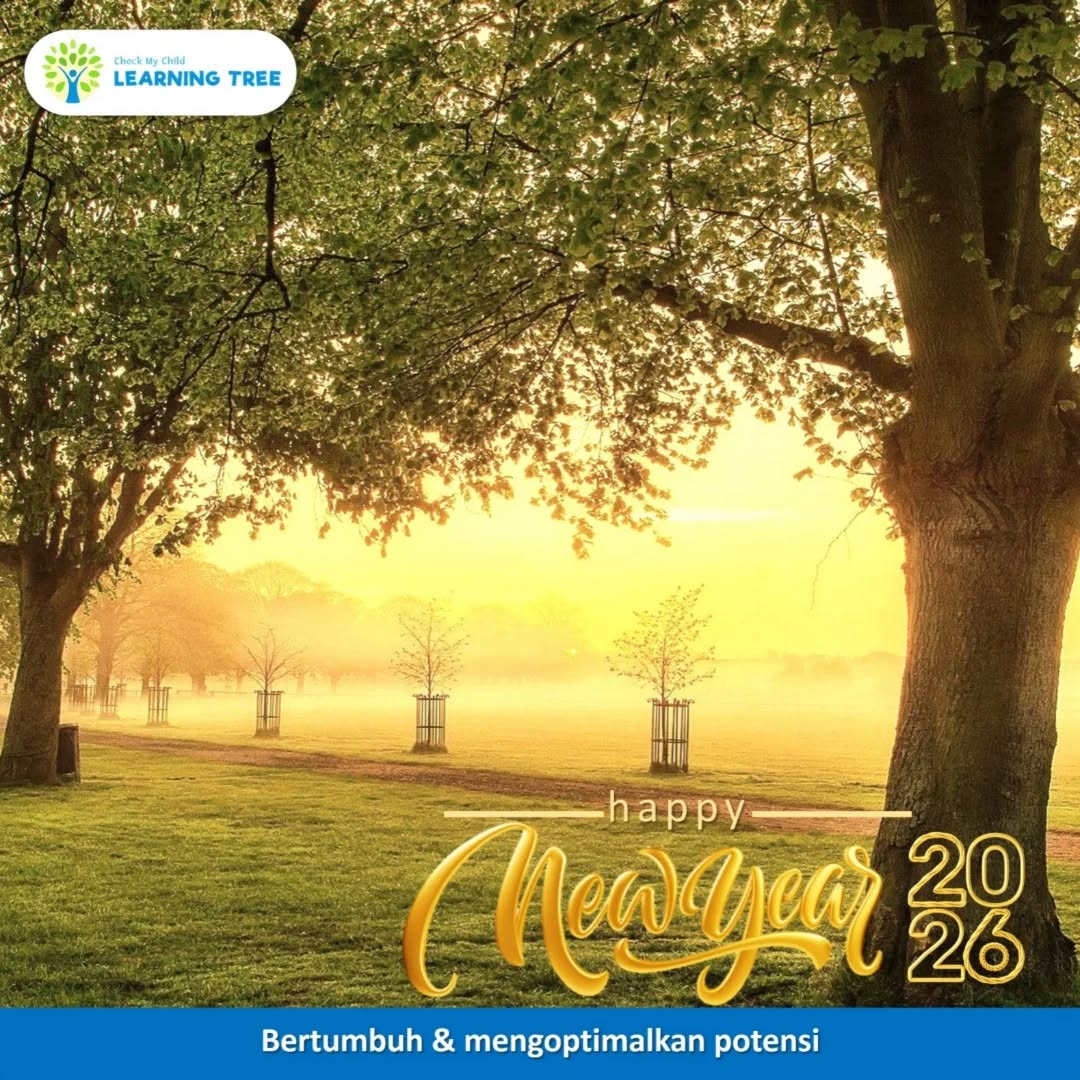 Halo, Semuanya! 
Selamat Tahun Baru 2026!
Semoga Tuhan memberkati kita, keluarga, kegiatan dan harapan di tahun ini agar bisa menjadi lebih baik dari sebelumnya. Tetap semangat dan jangan lupa jaga kesehatan juga yaaa...
#tumbuhkembang #cmclearningtreemeruya 
#psikologi #okupasiterapipediatri#fisioterapianak specialeducation bertumbuhdanmengoptimalkanpotensi
