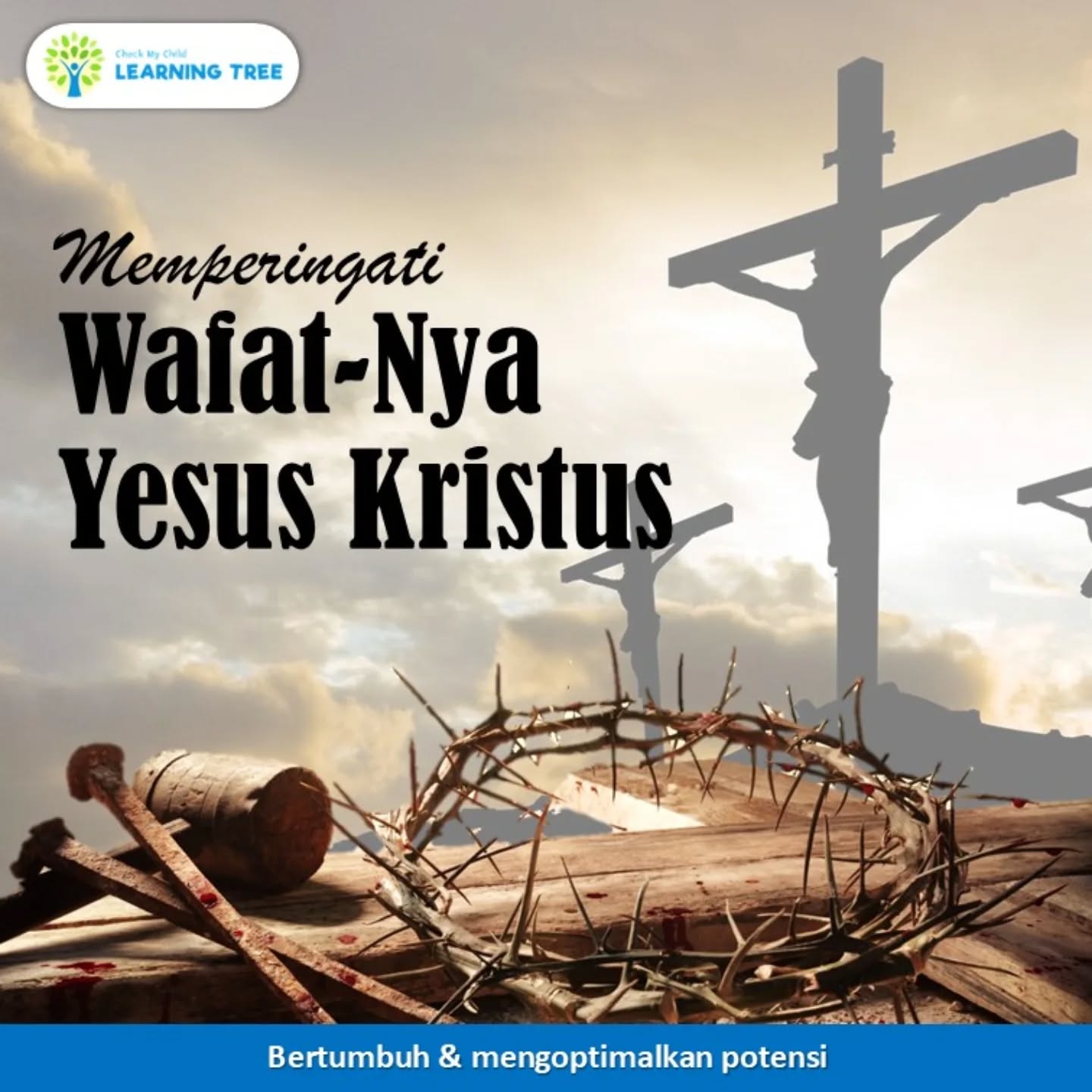 Selamat memperingati wafat-Nya Yesus Kristus. Semoga kasih-Nya yang begitu besar kepada kita menjadi teladan dan  sumber kekuatan kuta dalam melayani sesama.