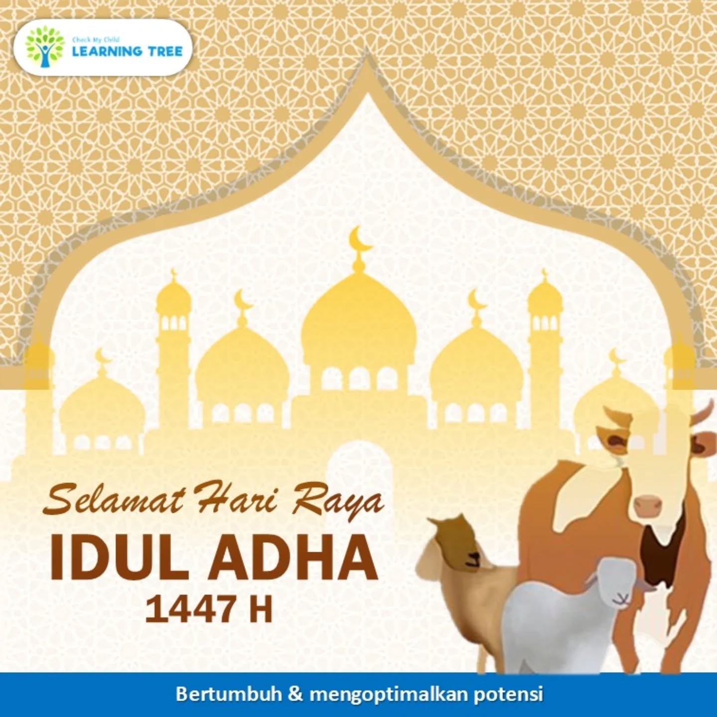 Selamat Hari Raya Idul Adha 1447H buat semua teman-teman dan keluarga yang merayakan.
#tumbuhkembang #cmclearningtreemeruya 
#psikologi #okupasiterapipediatrifisioterapianak specialeducation #bertumbuhdanmengoptimalkanpotensi